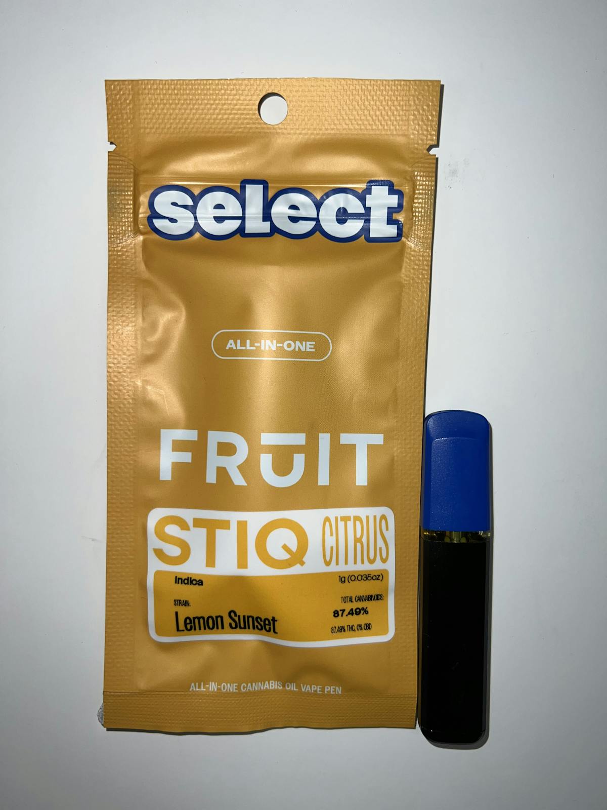 Photo of SELECT Fruit STIQ Lemon Sunset 1g