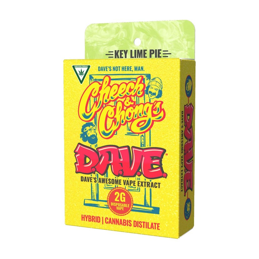 Cheech & Chong - 2g D.A.V.E Vapes - Key Lime Pie