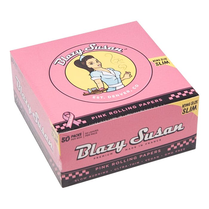 Blazy Susan | Pink King Size Rolling Papers - 50pk