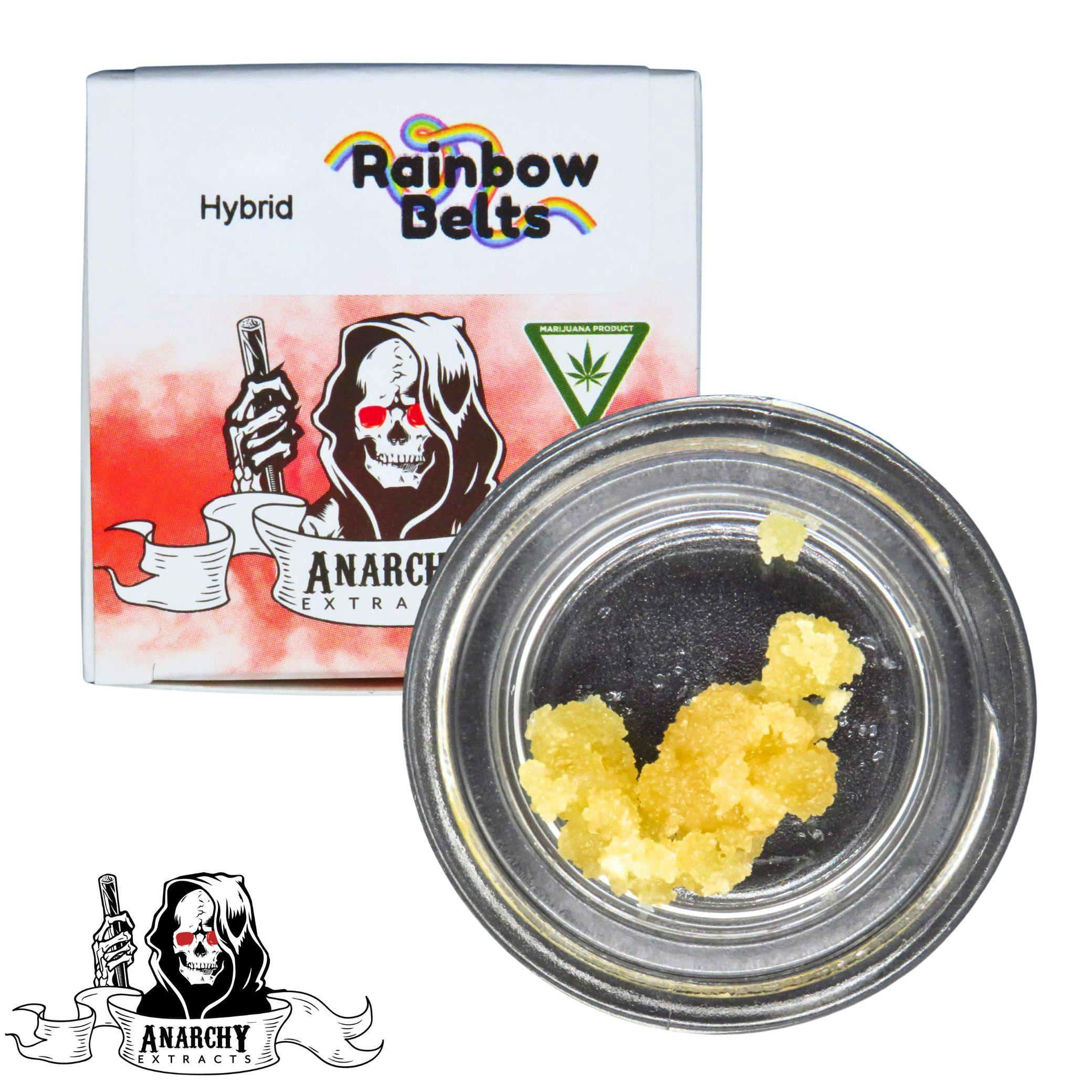 Product: Anarchy | Live Resin Sugar - 1g - Rainbow Belts