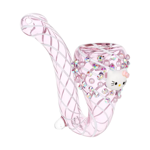 Greetings Kitty Glass Sherlock Pipe | 5.25′-1