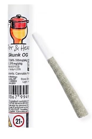 Pot & Head - 1g Preroll - Skunk OG