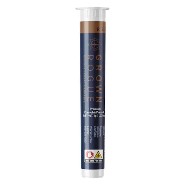 Grown Rogue Reserve Pre-Roll GMO Pie 1g (indica hybrid, singles)
