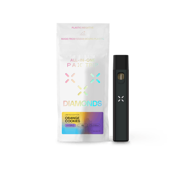 Orange Cookies (H) - 1g Liquid Diamonds Disposable Vape - PAX