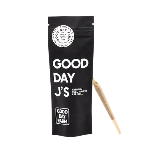GDF: Pre-Roll | Peach Gelato Kush | Good Day Js | 1g-active