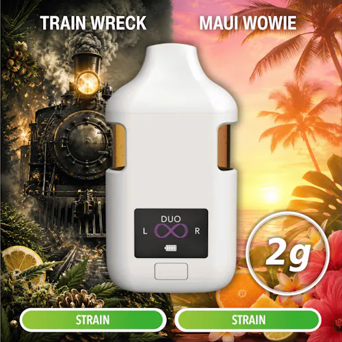 Trainwreck & Maui Wowie (SH) – 2g Disposable Vape-active