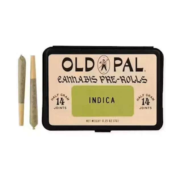 Old Pal Pre-Roll Pack Bubba Kush 14pk/7g (indica, infused pre roll packs)