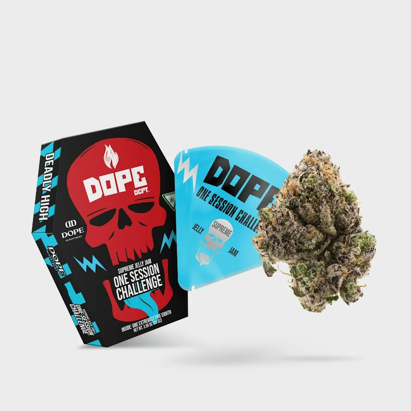 Dope Department | One Session Challenge Pre-Packaged Flower | Supreme Jelly Jam
