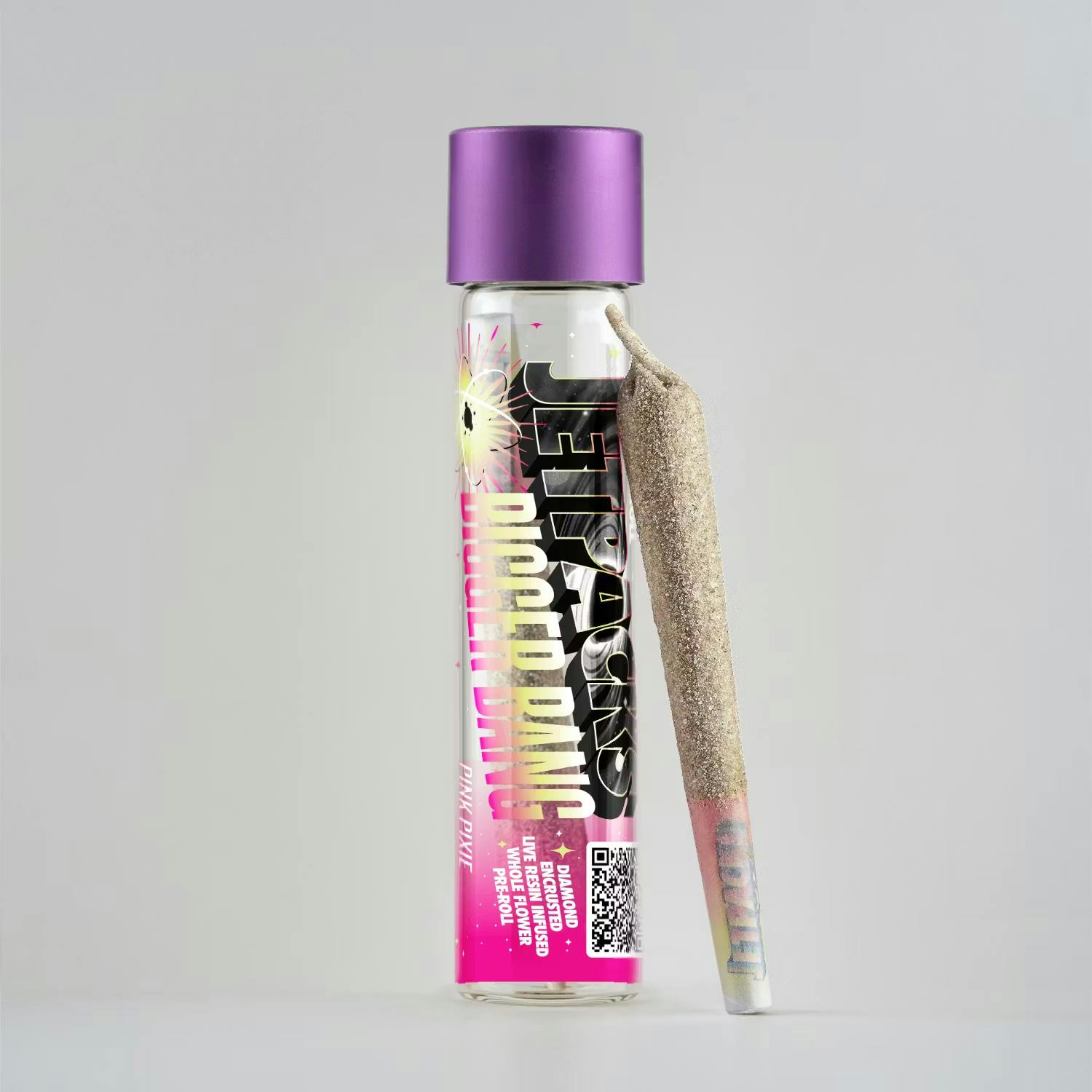 Jetpacks - 1g Live Resin & Diamond Infused Preroll - Pink Pixie