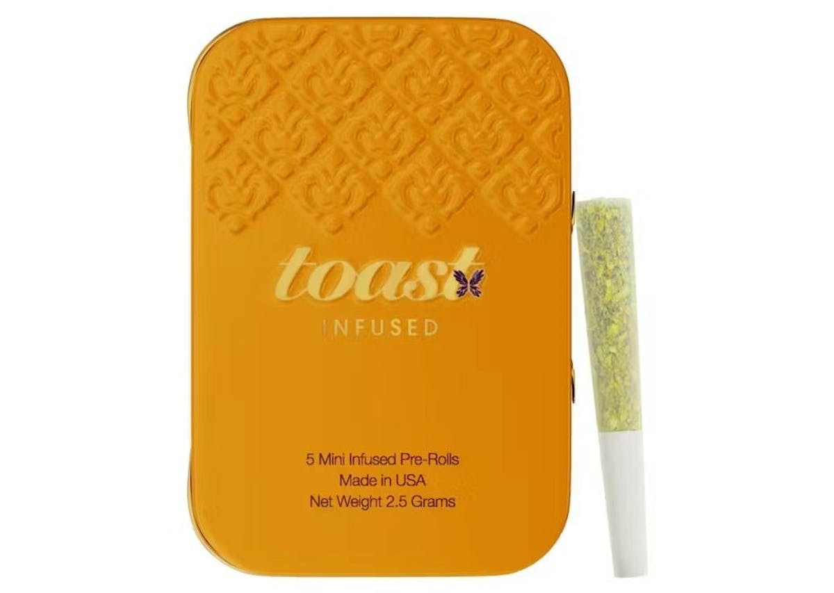 Photo of Toast | Hudson Valley Trainwreck Diamond Infused Mini Pre-Rolls 5×0.5G
