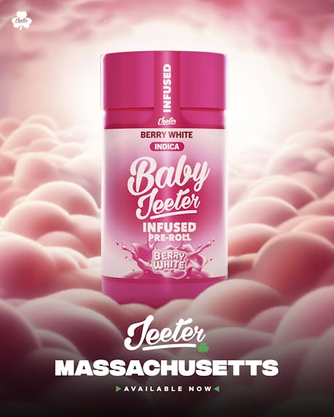 Berry White (I) 2.5g 5pk Infused PreRolls Baby Jeeter Bloom