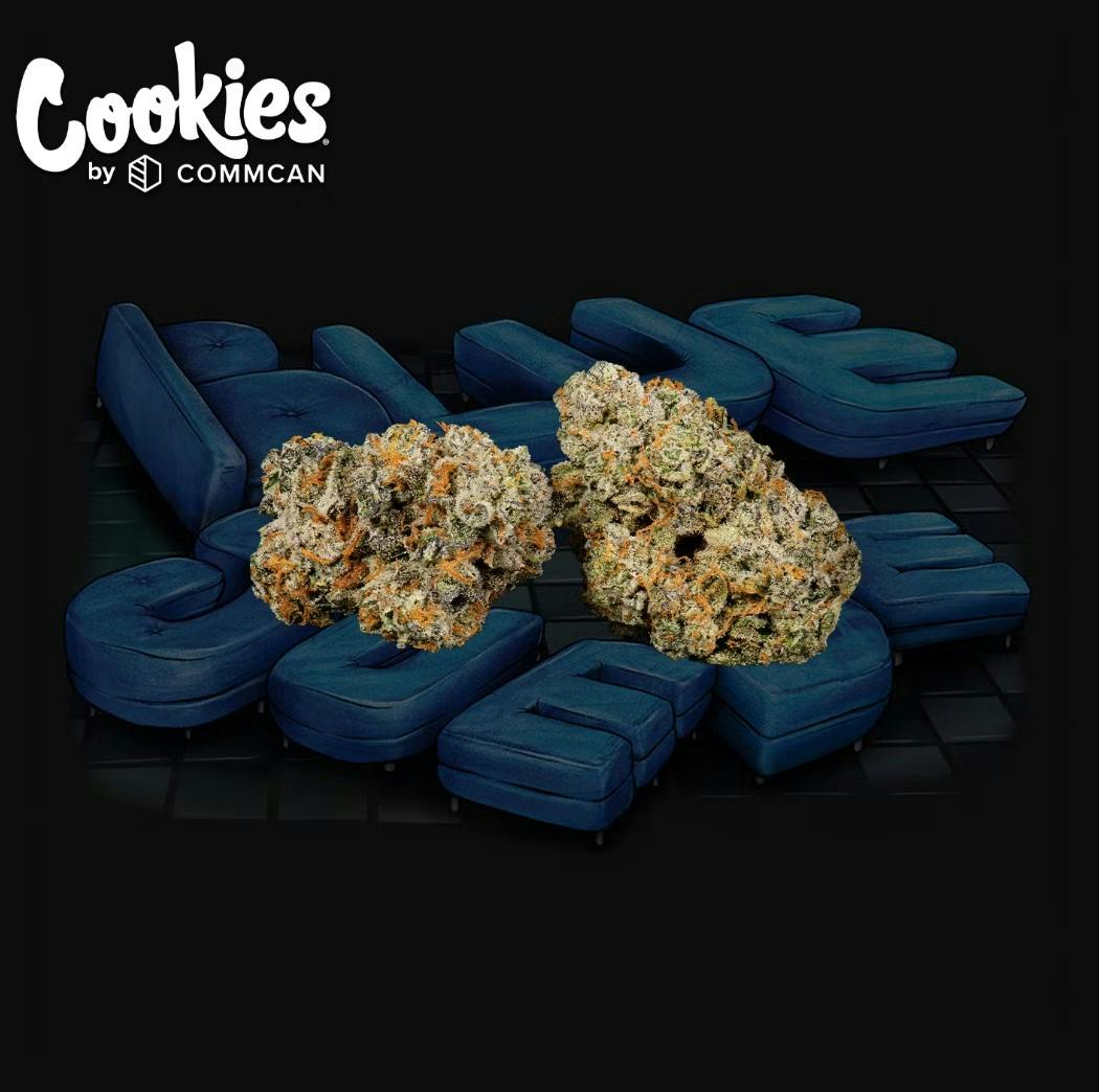 Product Blue Suede Flower