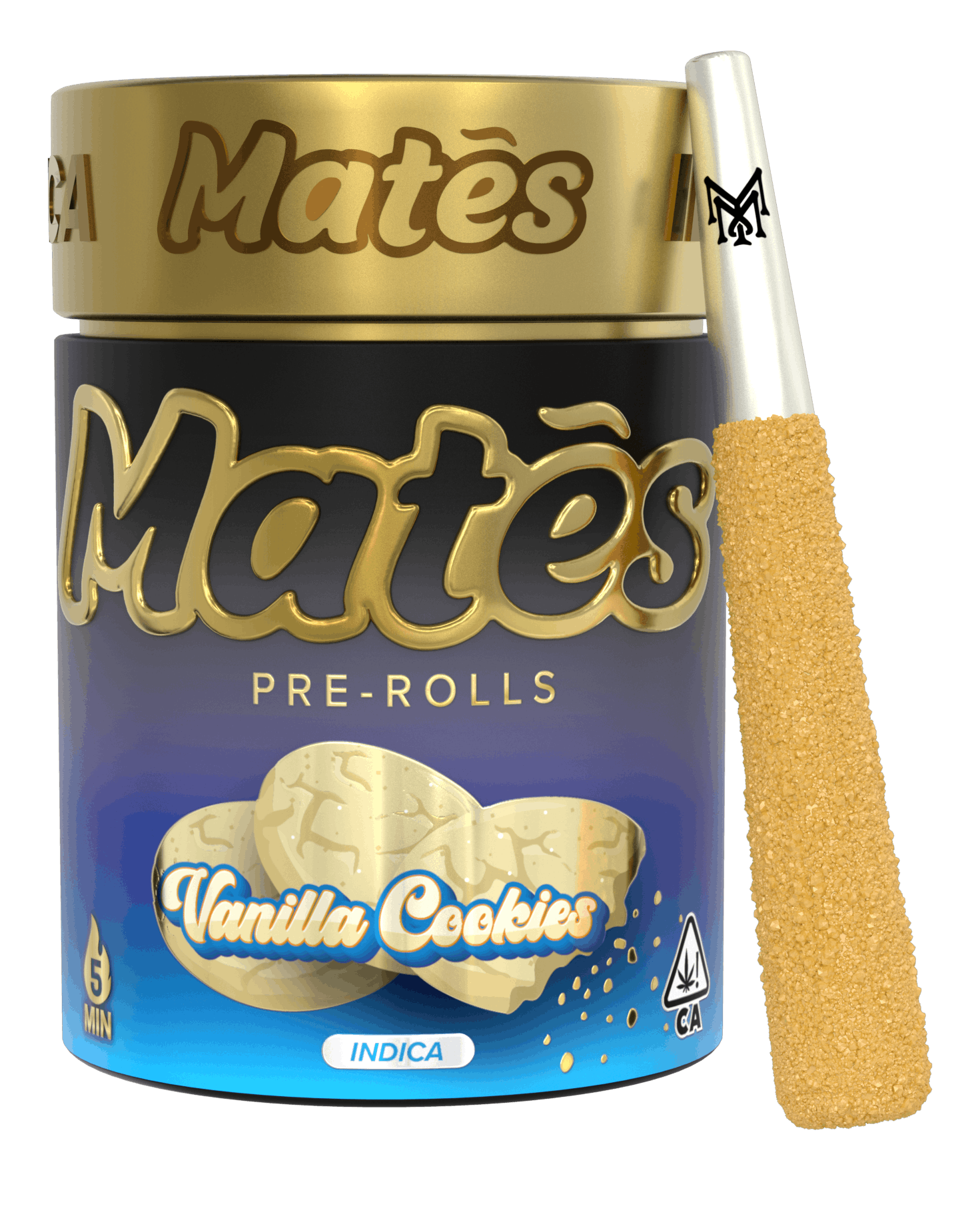 MUHA MEDS MATES | VANILLA COOKIES | INFUSED PRE-ROLLS | 5 x 3G | INDICA