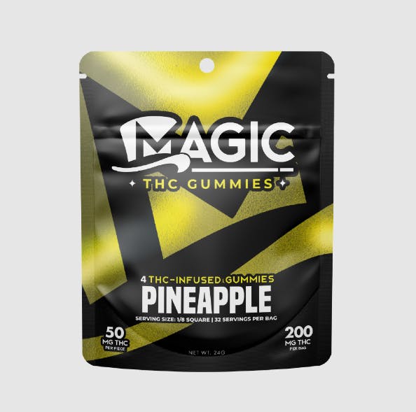 Product: Pineapple | 50mg x 4pk | Magic Cannabis