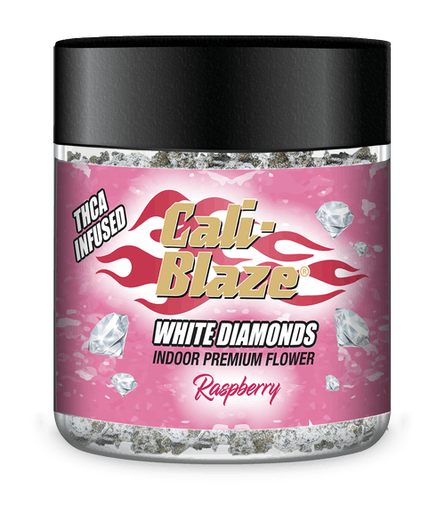 Cali-Blaze | White Diamond Frosted Flower - 3.5g - Raspberry