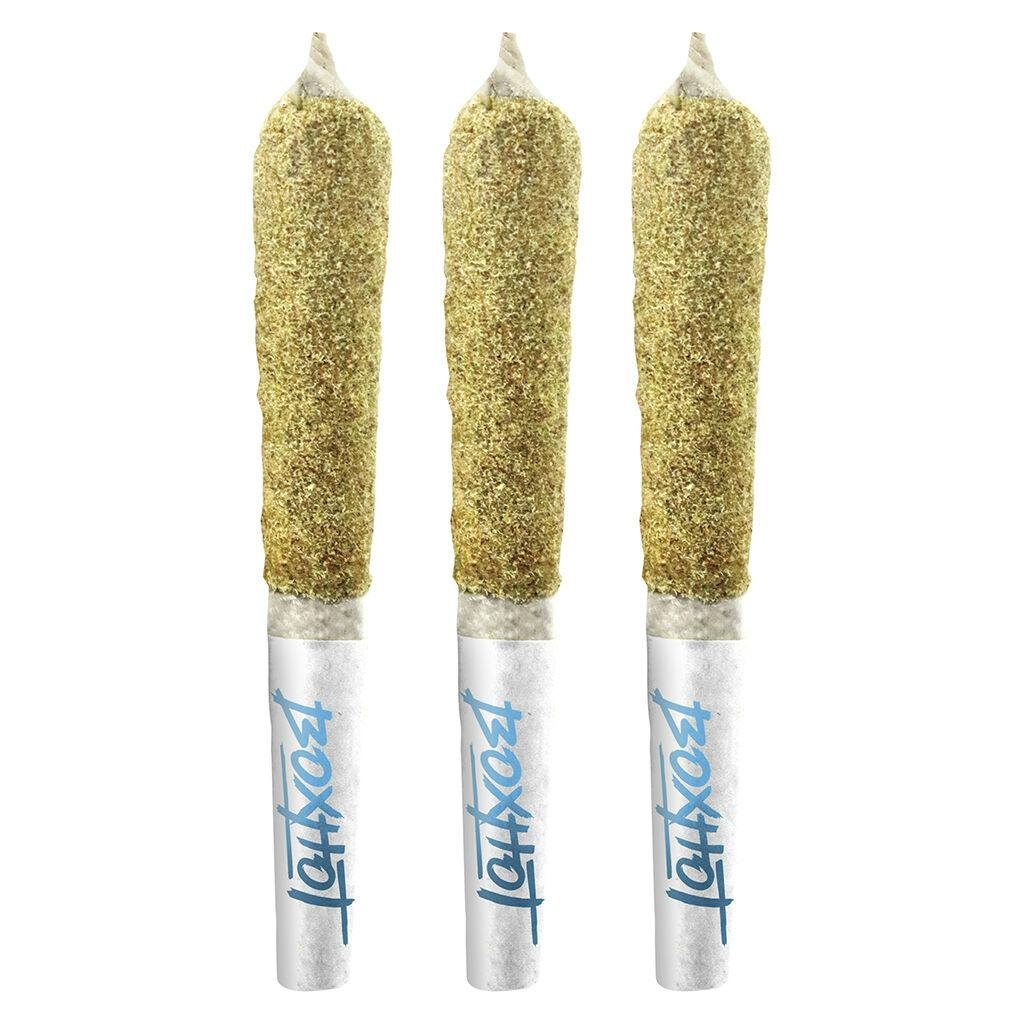 Infused Pre- Roll | BOXHOT - Dusties - Sub Zero Kief-Coated - Indica - 3x0.5g