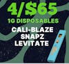 4/$65 | Disposables