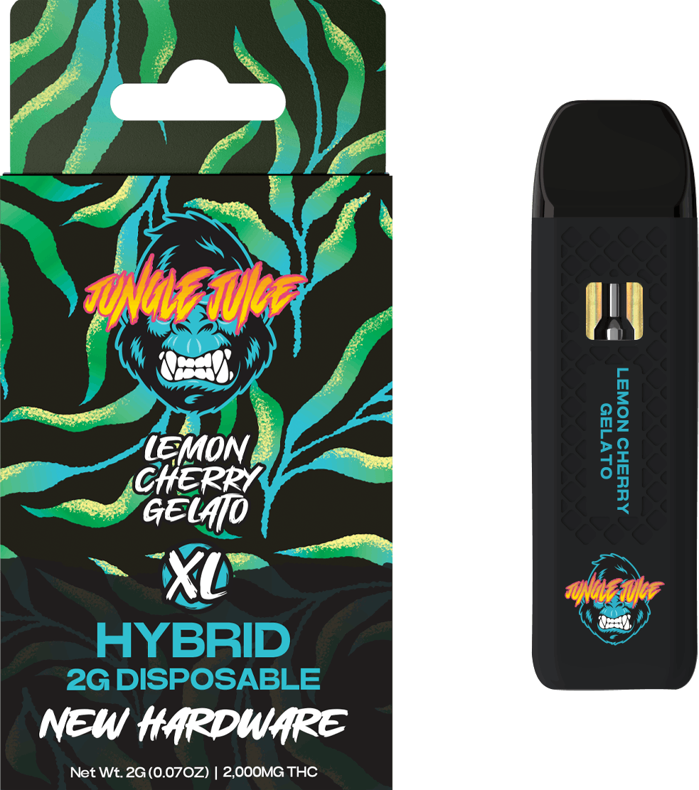 Product: JUNGLE JUICE | LEMON CHERRY GELATO | DISPOSABLE HYBRID
