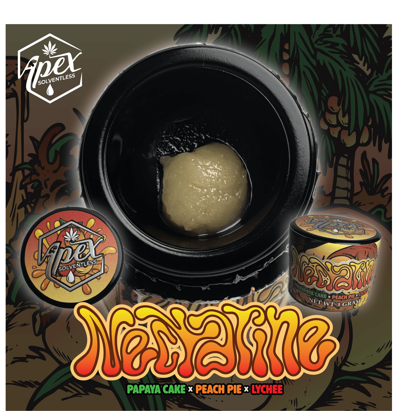 Apex - 1g Hash Rosin Tier 1 - Nectarine #11