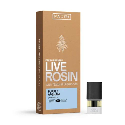Live Rosin with Diamonds | Purple Afghani 1g | Pod-2