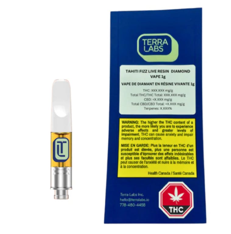 Terra Labs - Tahiti Fizz Diamond Cartridge 1x1g >S