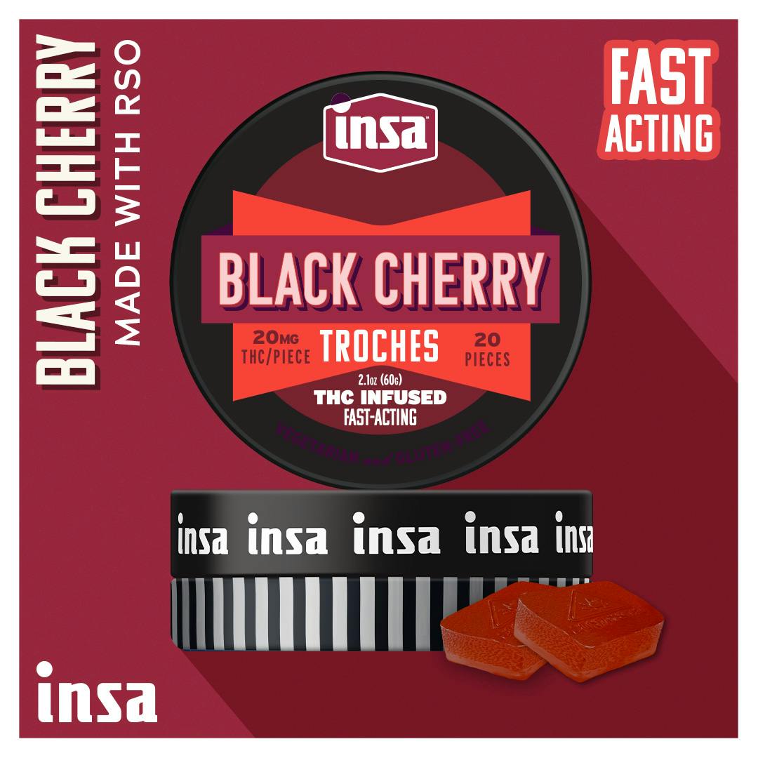 Black Cherry RSO Troches 20ct/20mg