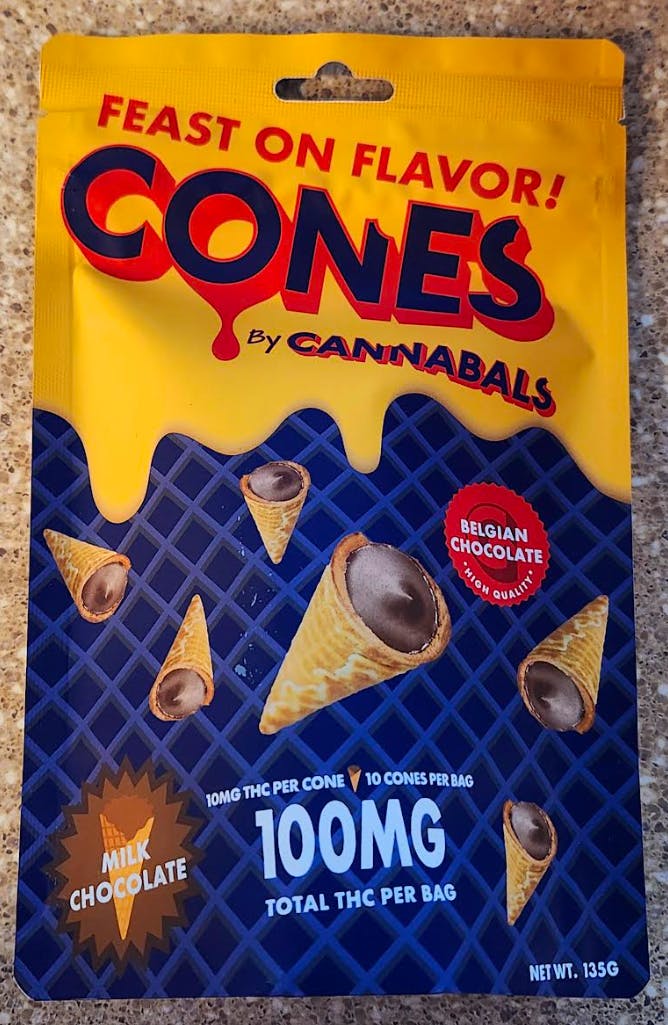 Milk Chocolate | 100mg Cones | Cannabals
