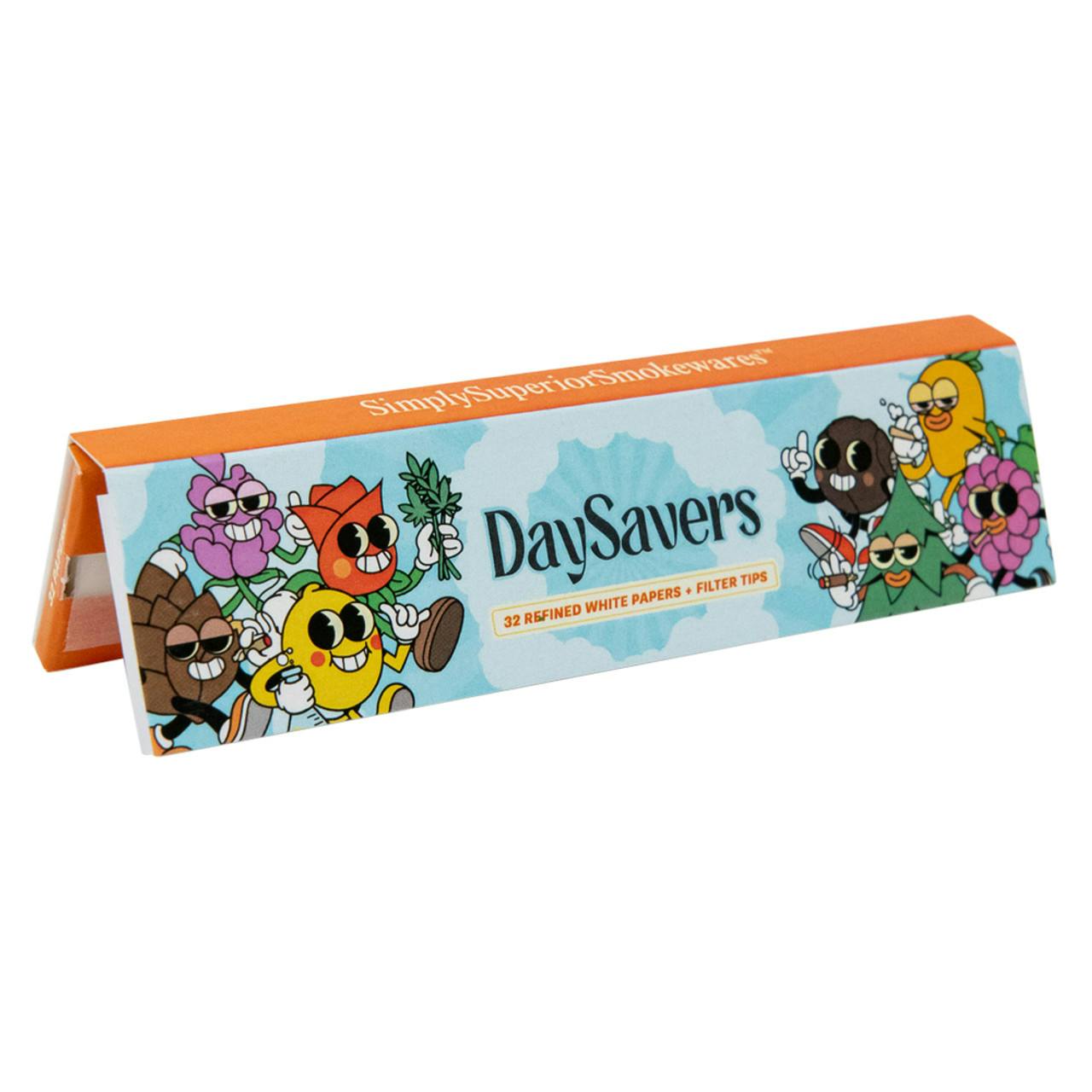 King Size White Rolling Papers With Filter Tips