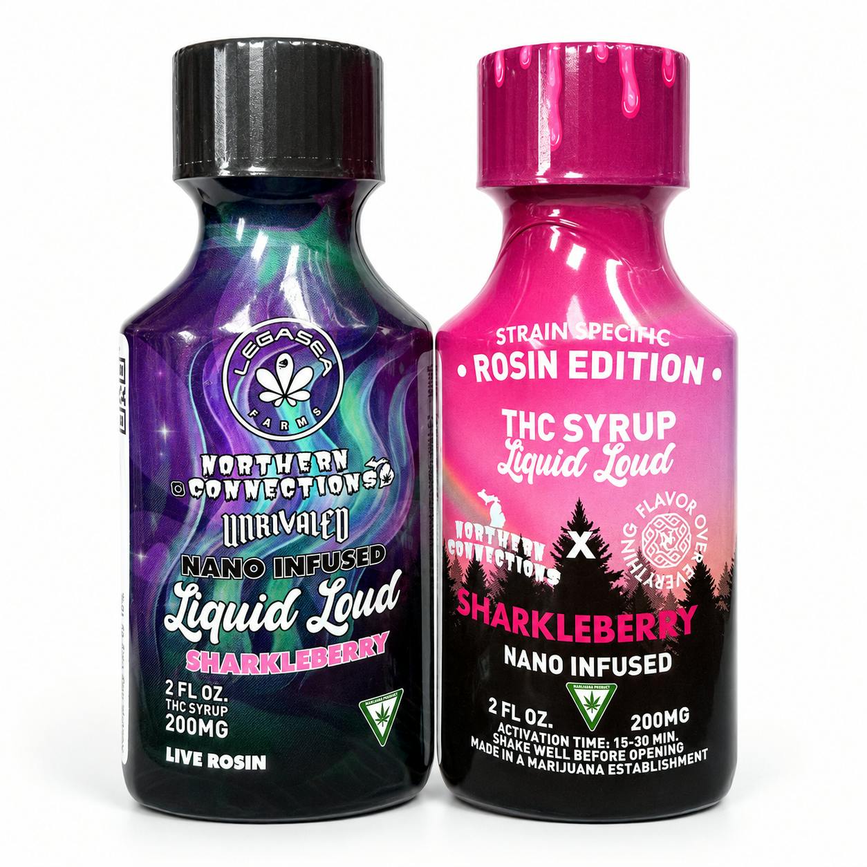 Liquid Loud x North Coast - 200mg Rosin Syrup - Sharkleberry