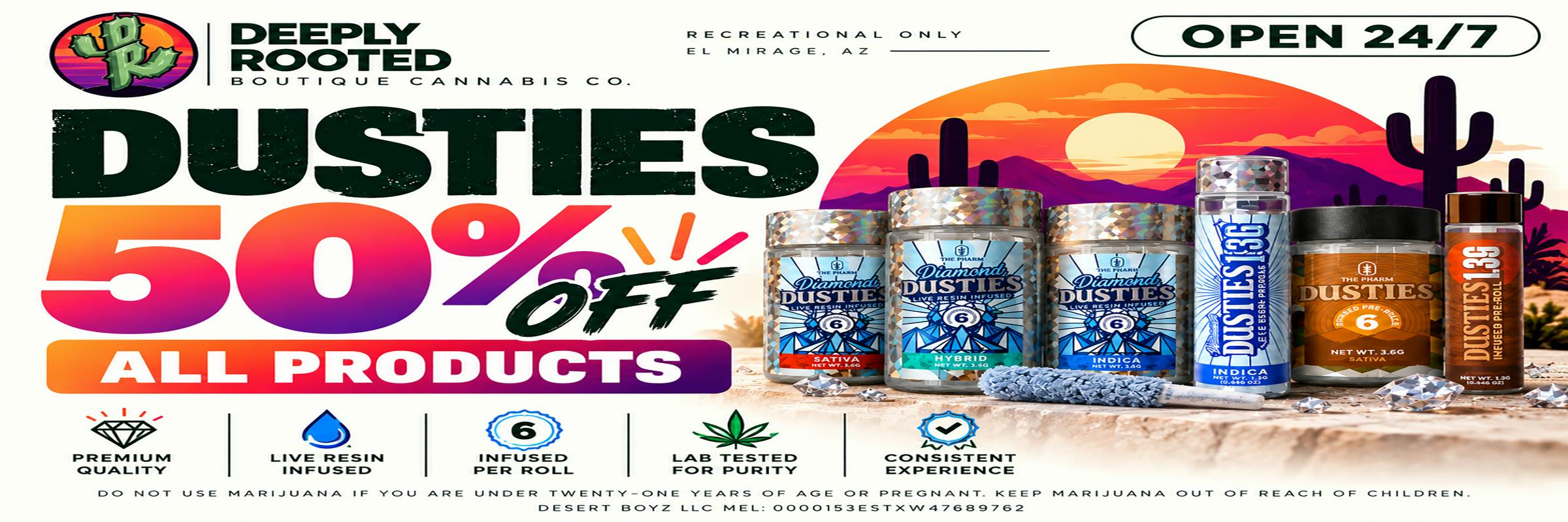 50% OFF | All Products | Dusties