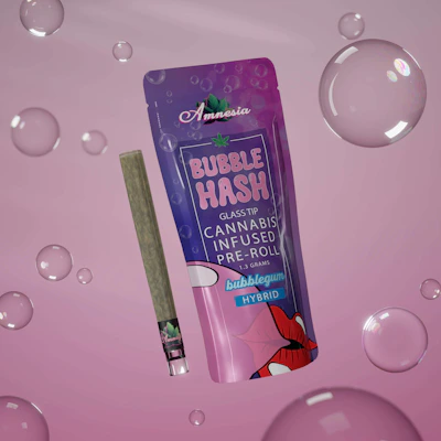 Amnesia - 1.3g Bubble Hash Infused Preroll - Bubblegum