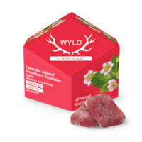 Strawberry 20:1 CBD + Hybrid Enhanced Gummies - product image at King of Budz
