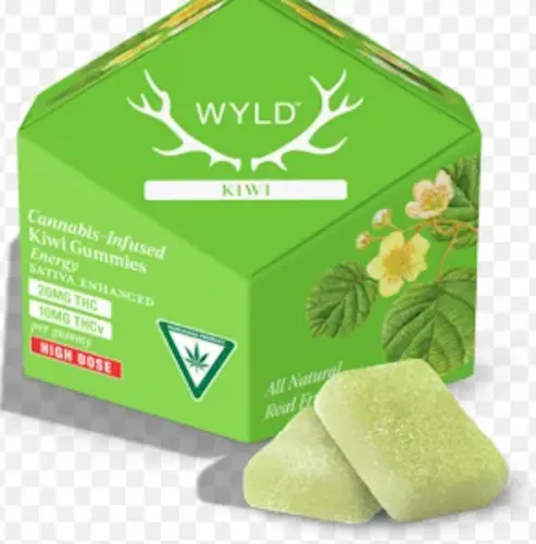 Kiwi 2:1 THCv + Sativa Enhanced Gummies-1