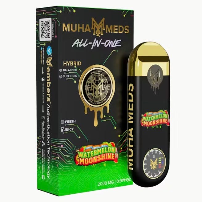 elf bar vape uk Muha Meds 2g All-In-One Disposable Vape - Pineapple Paradise main image 1