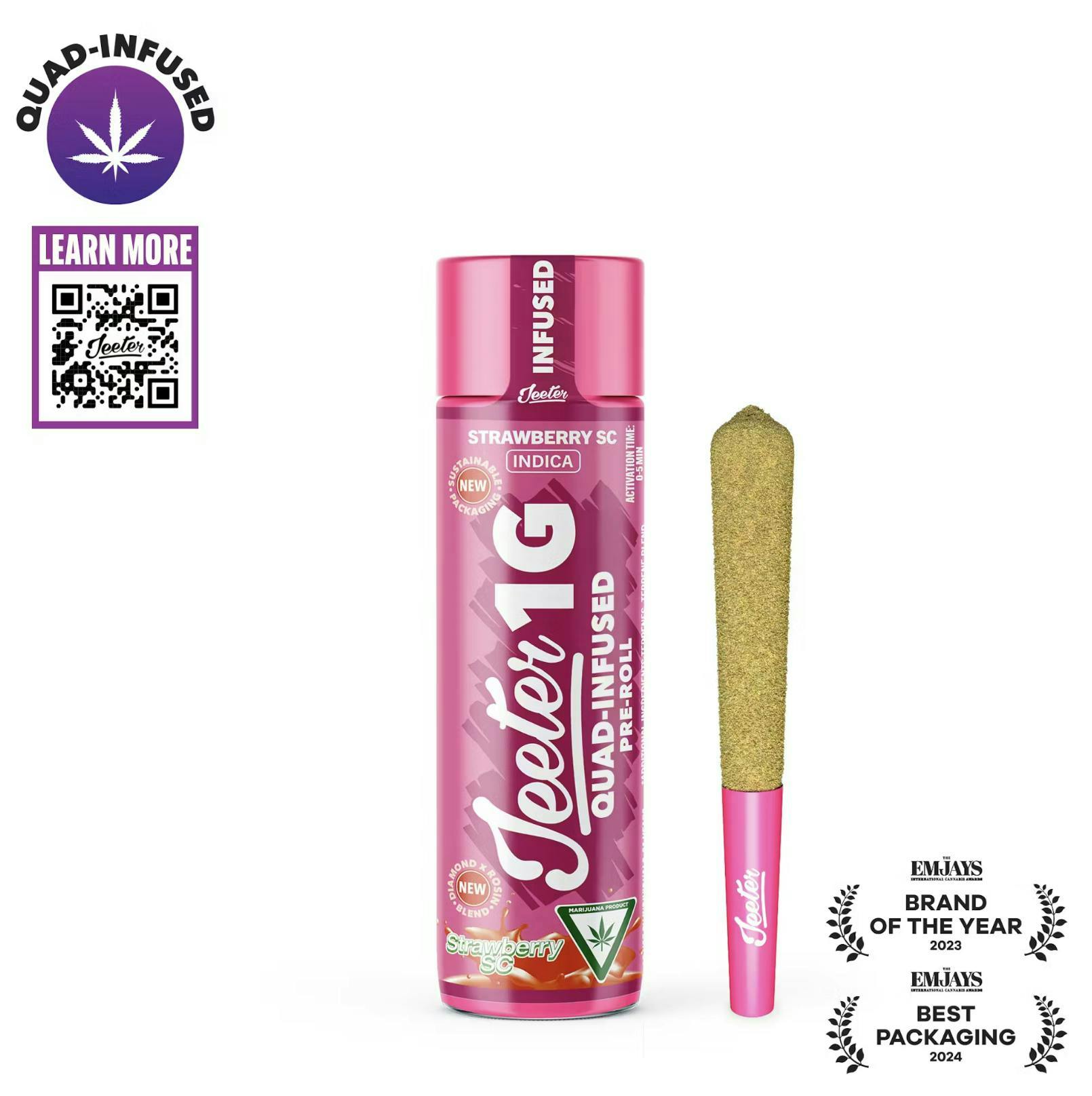 Jeeter | Infused Pre-Roll - 1g - Strawberry SC