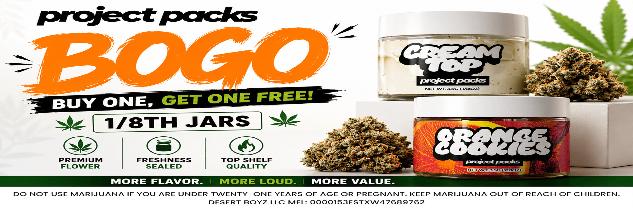 BOGO | 1/8th | Project Packs