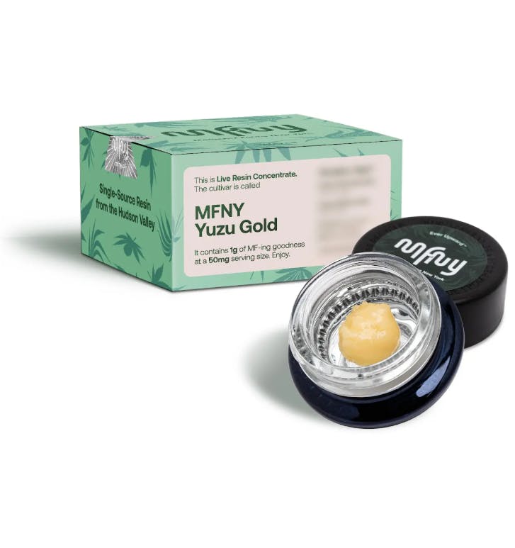 Concentrate | MFNY | Live Resin Badder | MFNY Yuzu Gold | 1g