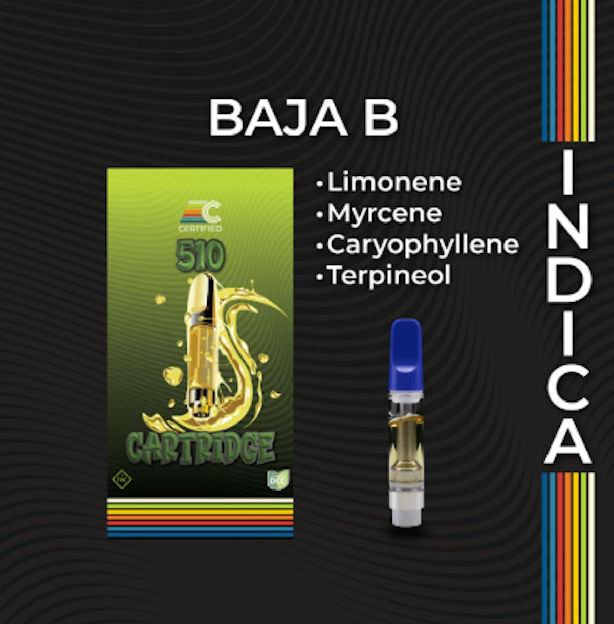 Photo of Baja B Distillate Cartridge (I) | 1g