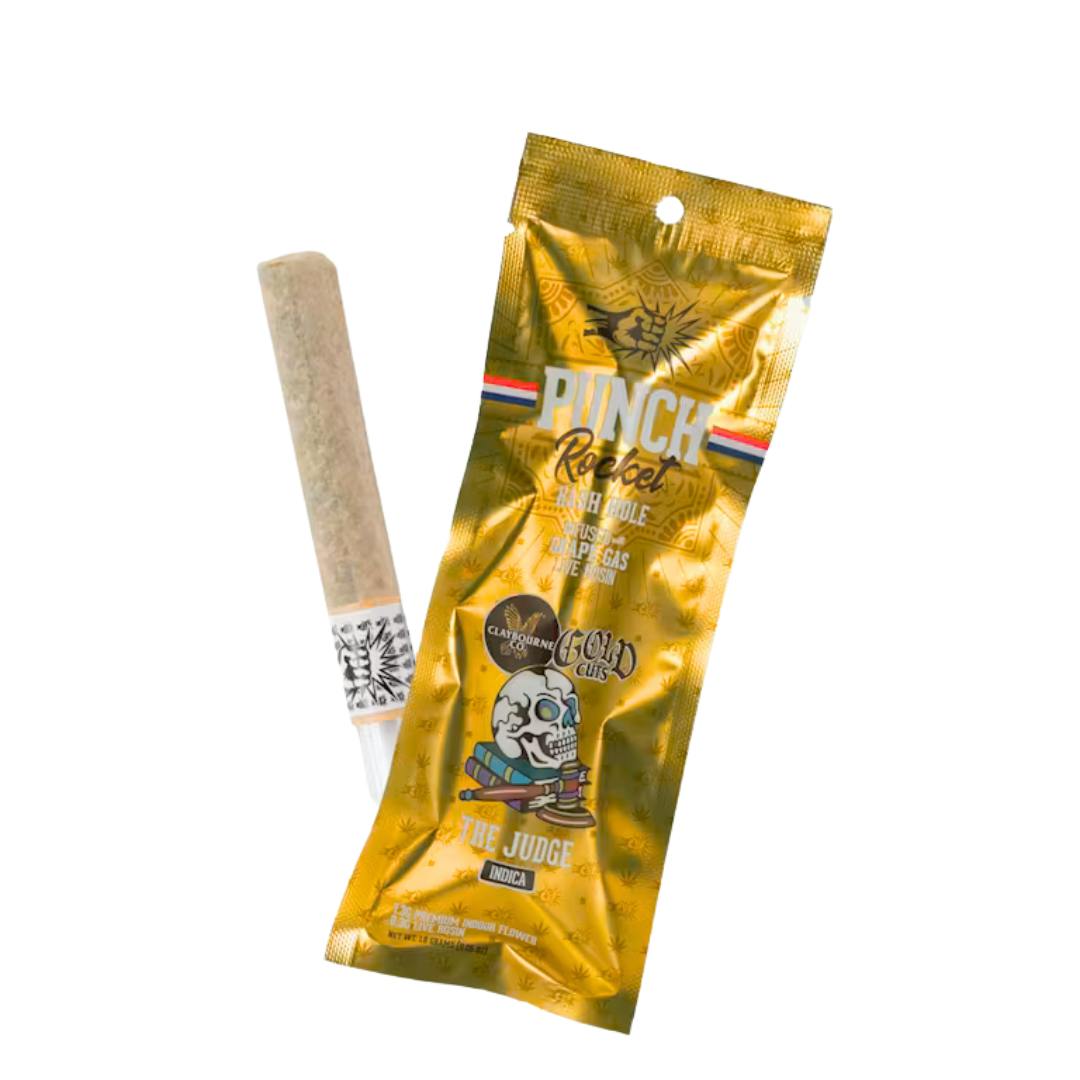 THE JUDGE X GRAPE GAS LIVE ROSIN INFUSED PREROLL