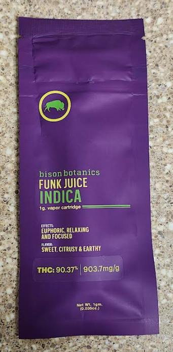 Funk Juice AIO | Indica Dominant | Bison Botanics