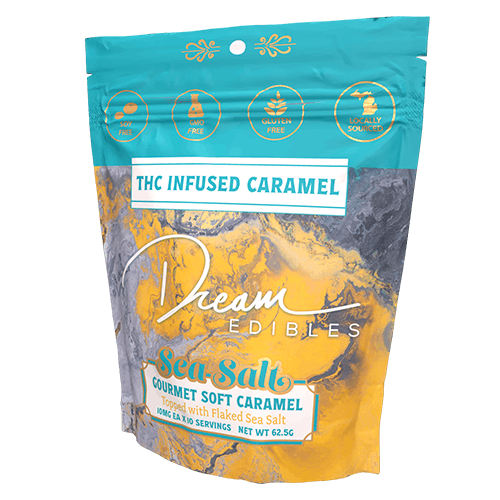 Product: Dream Edibles | Sea Salt Caramel | 100mg