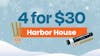 4 Harbor House 1G pre-rolls for $30