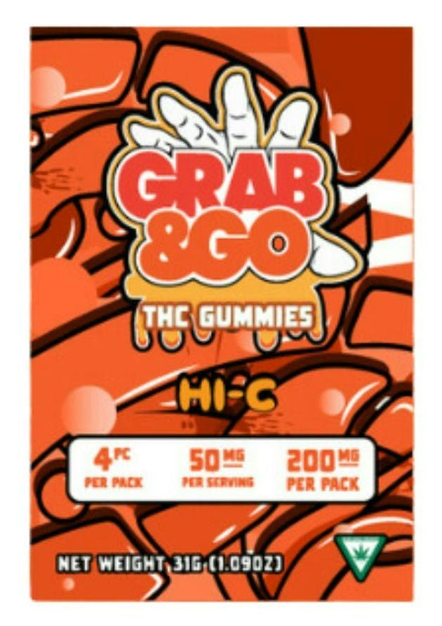 GRAB & GO GRAB & GO | HI-C GUMMIES - 4PK | 200MG — EDIBLES