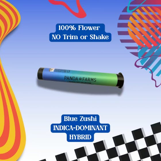 Panda Farms Blue Zushi | 1g | Pre-Roll - Everest Dispensary