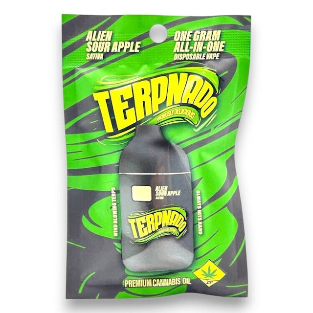 Terpnado - TN MINI 1g - Alien Sour Apple - 1g