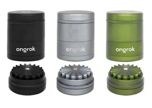 5 Piece Storage Grinder Flower Teeth | Gun Metal-1