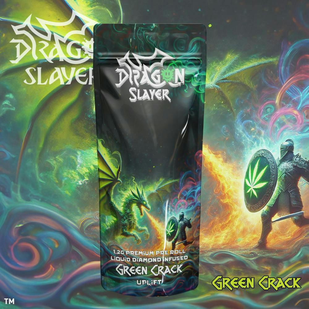 Product: Dragon Slayer | Green Crack 1.2g Infused Pre-Roll