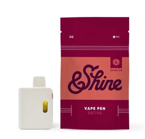 &Shine Strawberry Cough - Disposable Vape - Botera Cannabis