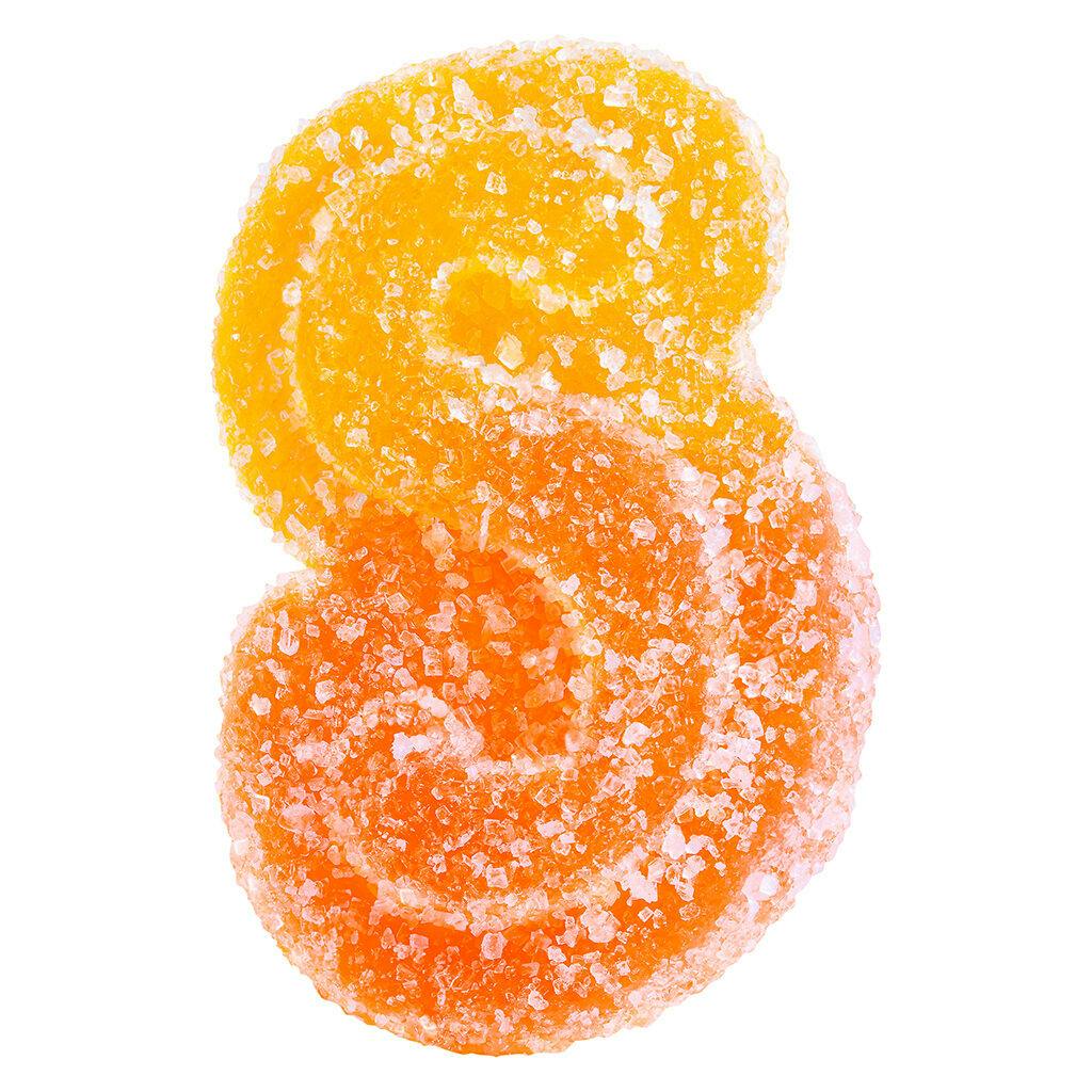 sourirE  SOURZ by Spinach Fully Blasted Peach Orange 1:1 Soft Chew