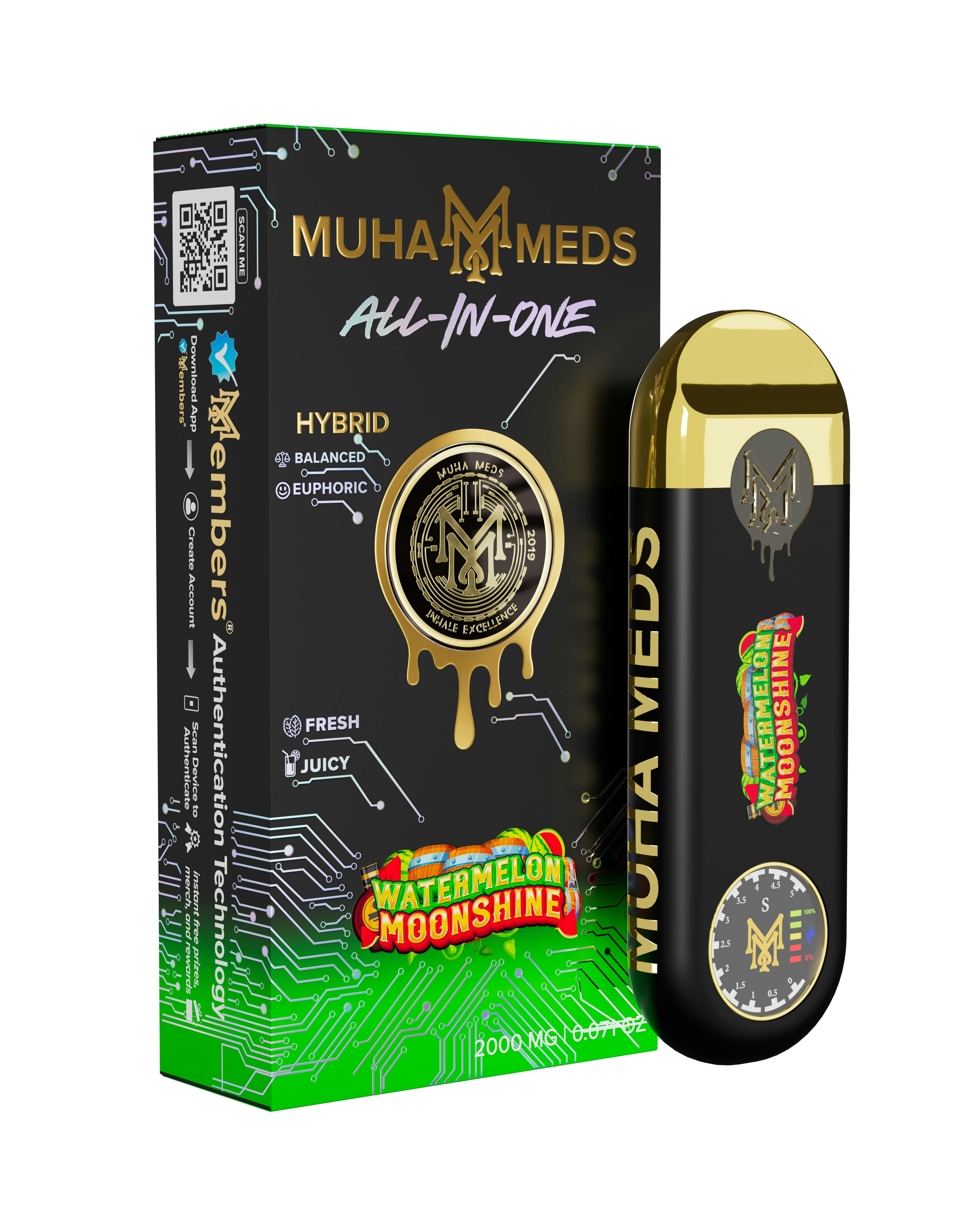 Muha Meds - 2g Disposable - Watermelon Moonshine